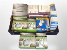 A box of weatherproof outdoor sockets,