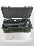 A Hawke Vantage spotting scope in box