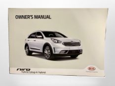 Ten Kia Driver's Manuals/Owner Booklets in Original Wallets : Nino, Cee'd, Picanto, Sorento, etc.