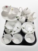 Twenty two pieces of Royal Suffolk fine bone china