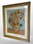 A print after Vincent Van Gogh 65 cm x 55 cm