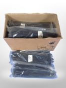 A large quantity of plastic cable ties