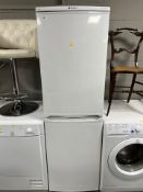A Hotpoint Iced Diamond fridge freezer