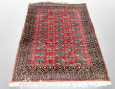 A Lahore Bokhara rug,