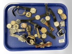 A quantity of mostly mechanical watches, Automatic also, Seiko,