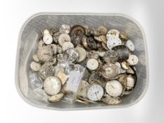 A quantity of wristwatch movements, Eterna, several Omega,