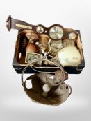 A box of Continental light fittings,