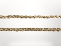 A 9ct tri-coloured gold flat necklace, length 41 cm. CONDITION REPORT: 4.5g.