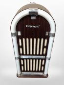 An Intempo bluetooth juke box with lead and remote