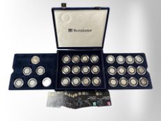 A Westminster London 2012 Olympics 50p Coin Collection, 30 coins in cupro-nickel.