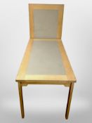 A pair of late 20th century Scandinavian dining tables