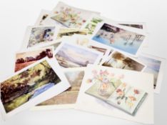 A group of pictures and prints etc