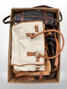 A collection of lady's leather bags, Mulberry, Osprey,