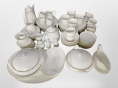 Approximately ninety eight pieces of Wedgwood Gold Chelsea tea,