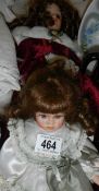 Two good quality porcelain collector's dolls.