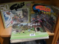 A quantity of Giles books.