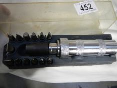 A hand held battery drill impact driver.