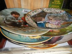 A quantity of collector's plates.