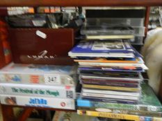 A quantity of videos, DVD's etc.,