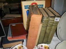 A quantity of hard back books etc.,