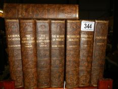 A quantity of hard back books.