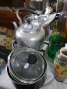 A mixed lot of pots and pans.