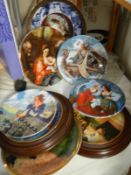 A mixed lot of collector's plates including Princess Diana.