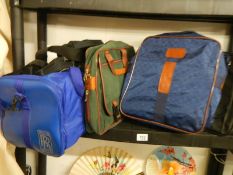 A Rolls Royce Holdall and a quantity of laptop bags etc.,