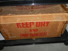 A large Vintage Kodak Motion Picture film empty box.