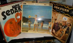 A quantity of mainly classical LP records.