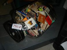 A sweet jar full of match boxes.