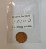 A 1897 half sovereign