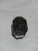 A mid Victorian cast iron tobacco box.