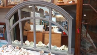 A 'window' mirror - 125cm x 84cm. COLLECT ONLY