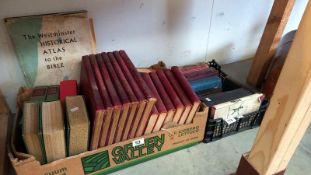 A large quantity of antique books etc.