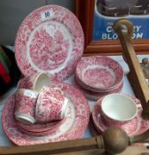 Broadhurst Constable scenes bicentennial 1776 - 1976 Ironstone part dinner service