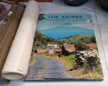 The Azores fairy-tale islands of the Atlantic - book- John Van Opstal plus drawing & flora