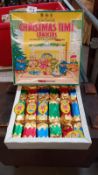 A vintage box of Wade Tom Smith Christmas time crackers