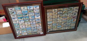 2 framed & glazed aircraft of the RAF complete set 1938 & 1 other