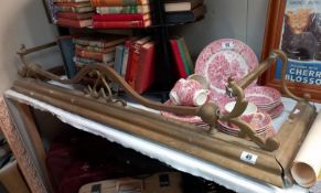 A Victorina brass fender. COLLECT ONLY