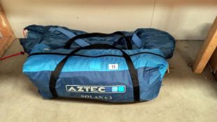 An Aztec Solana 3 tent & collapsible chair