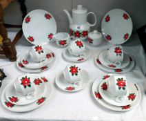 A vintage Winterling coffee set