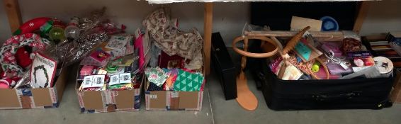 A large lot of craft and Christmas items COLLECT ONLY