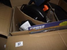 A Firm mitre saw in box and a Powercraft 230mm diamond cutting disc COLLECT ONLY