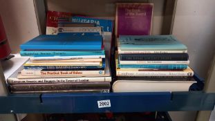 A quantity of books on swords, rapiers, bayonets etc