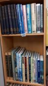 2 shelves of Warship books etc including Vol I and II The Ship Builder 1906-1914 and 1907-1914