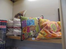 A quantity of cushions,