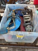 A huge box of ratchet straps, COLLECT ONLY.