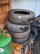 A set of four Pirelli P6000 185/65 x 14 tyres, COLLECT ONLY.