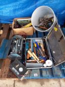 A quantity of metric/AF sockets, spanners, spares etc., COLLECT ONLY.